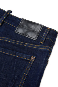 Wide-leg denim trousers - Blue Denim