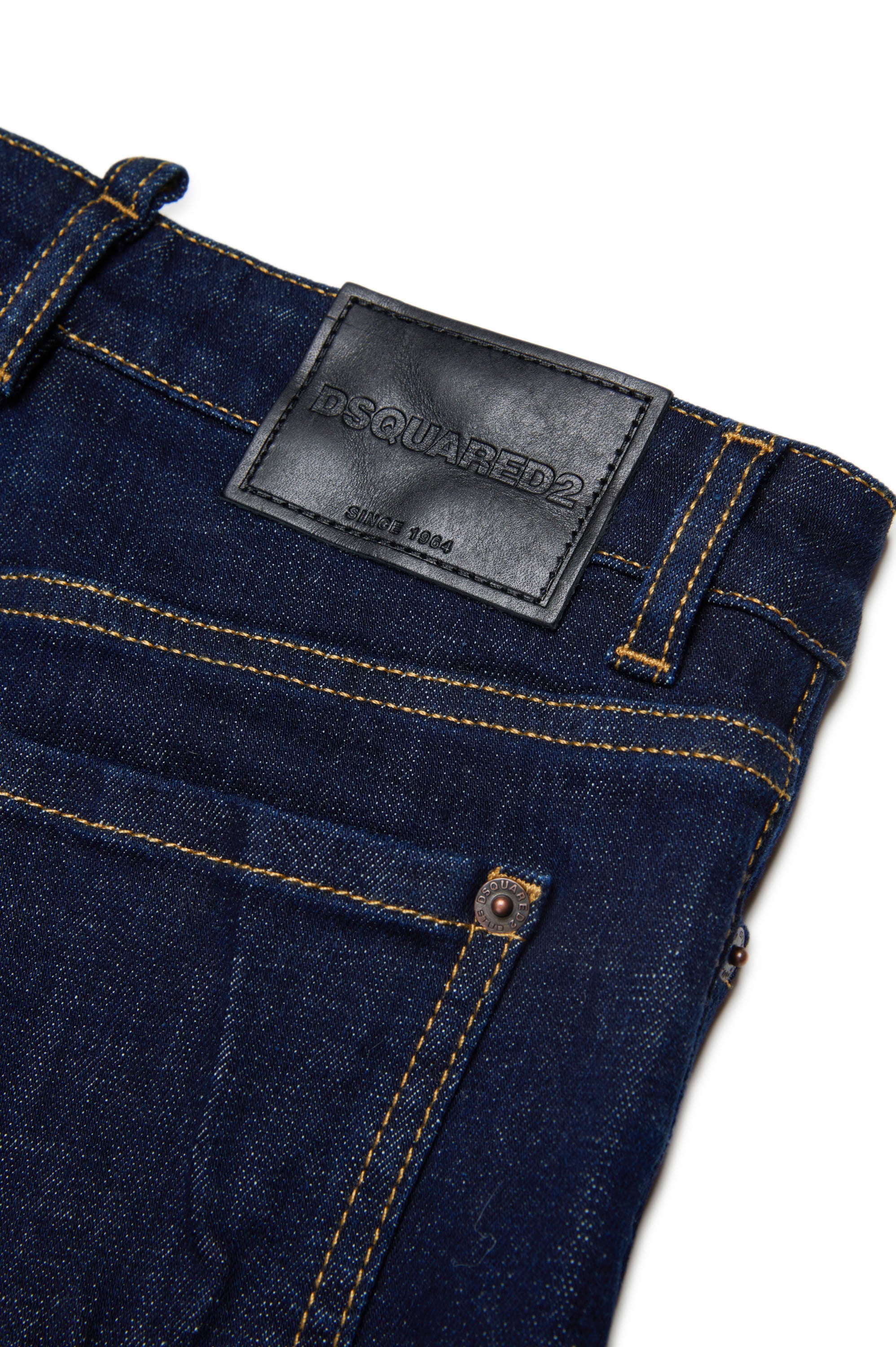 Wide-leg denim trousers - Blue Denim