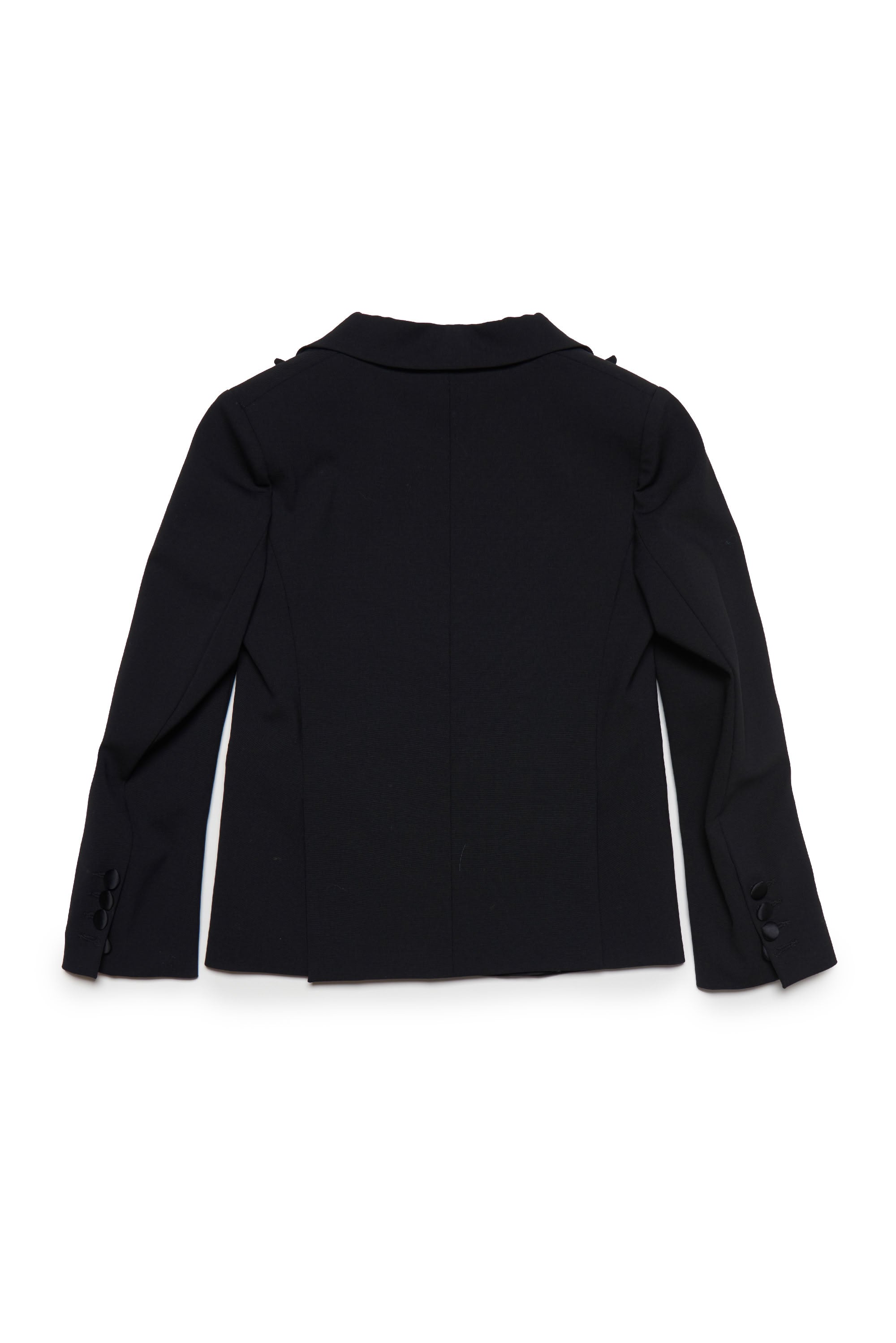 Veste avec poches en laine - Black