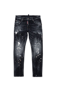 Pantalon délavé en denim - Denim Black