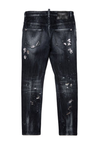 Pantalon délavé en denim - Denim Black