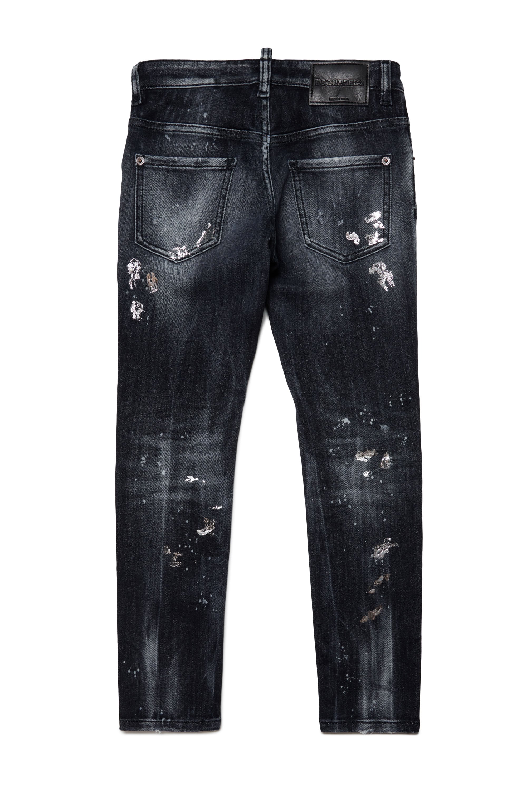 Pantalon délavé en denim - Denim Black
