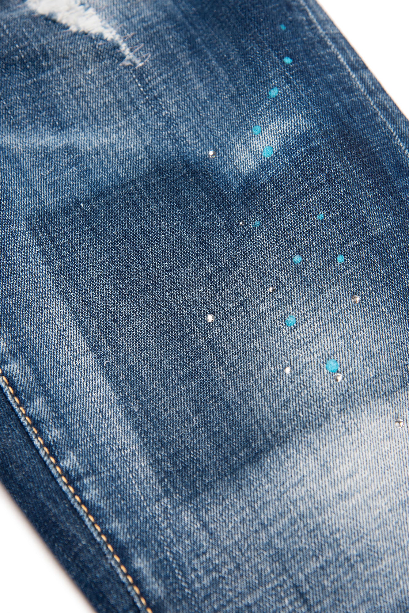 Blue Denim Pantalon - Blue Denim