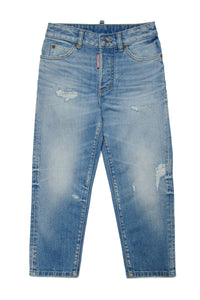 Blue Denim Pantalon - Blue Denim