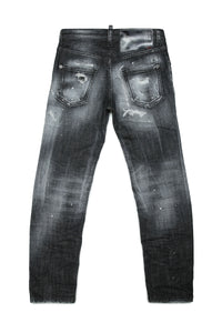 Pantalon délavé en denim - Denim Black