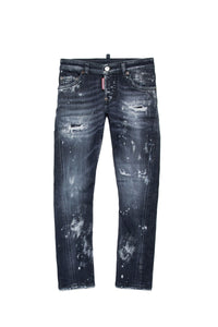 Pantalon délavé en denim - Denim Black