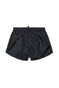 Short de bain à taille élastiquée - Black