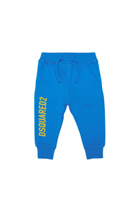 Track trousers with logo - Cyan Blue