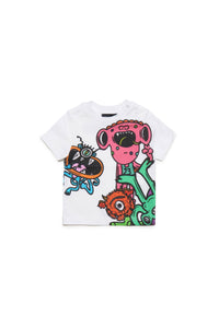 Print T-shirt - White