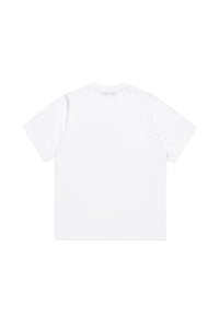 Base Dq White & Red Print T-shirts - Base Dq White & Red Print