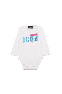 Body with printed logo - White