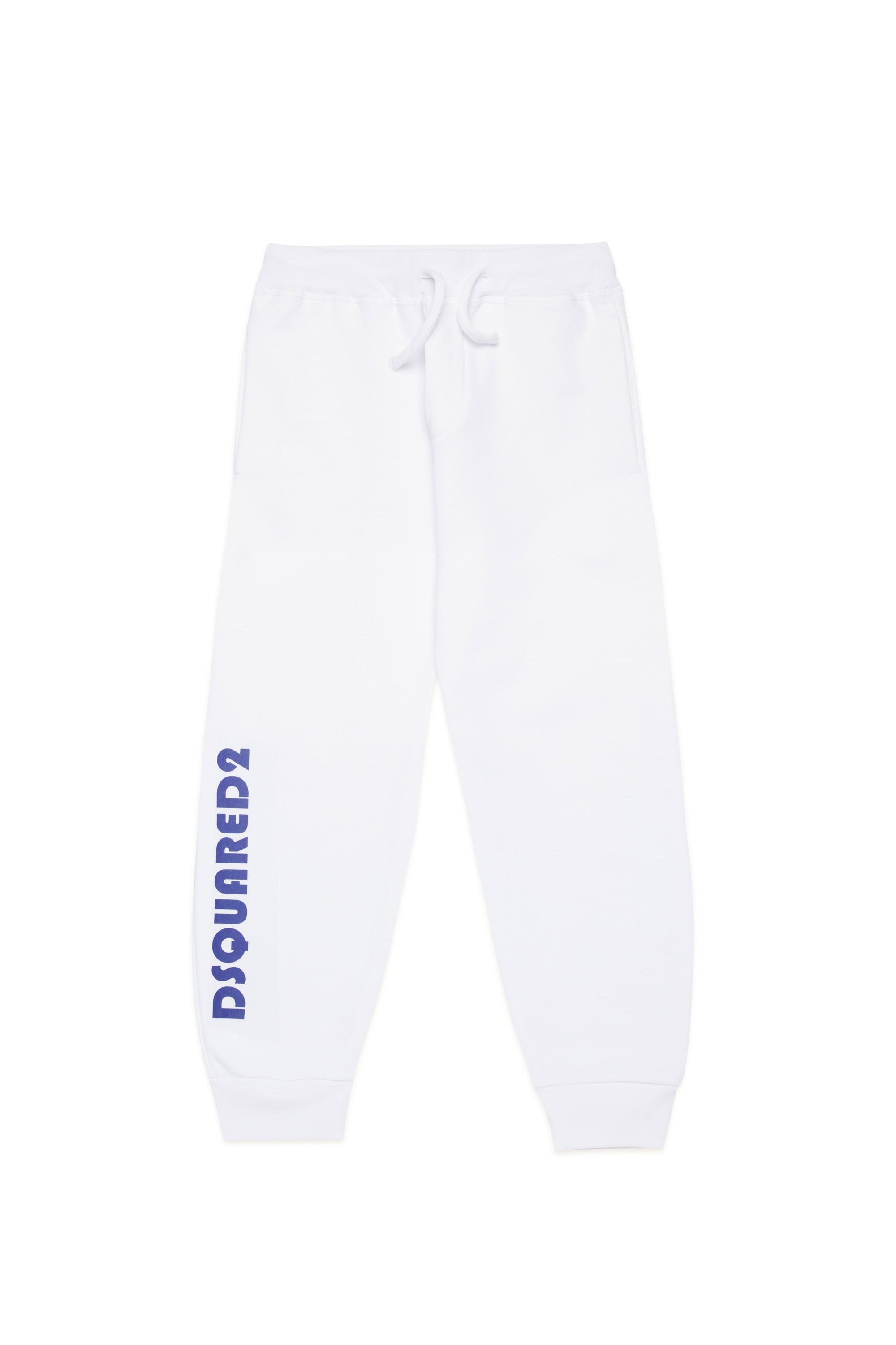 Tracksuit trousers with logo - White