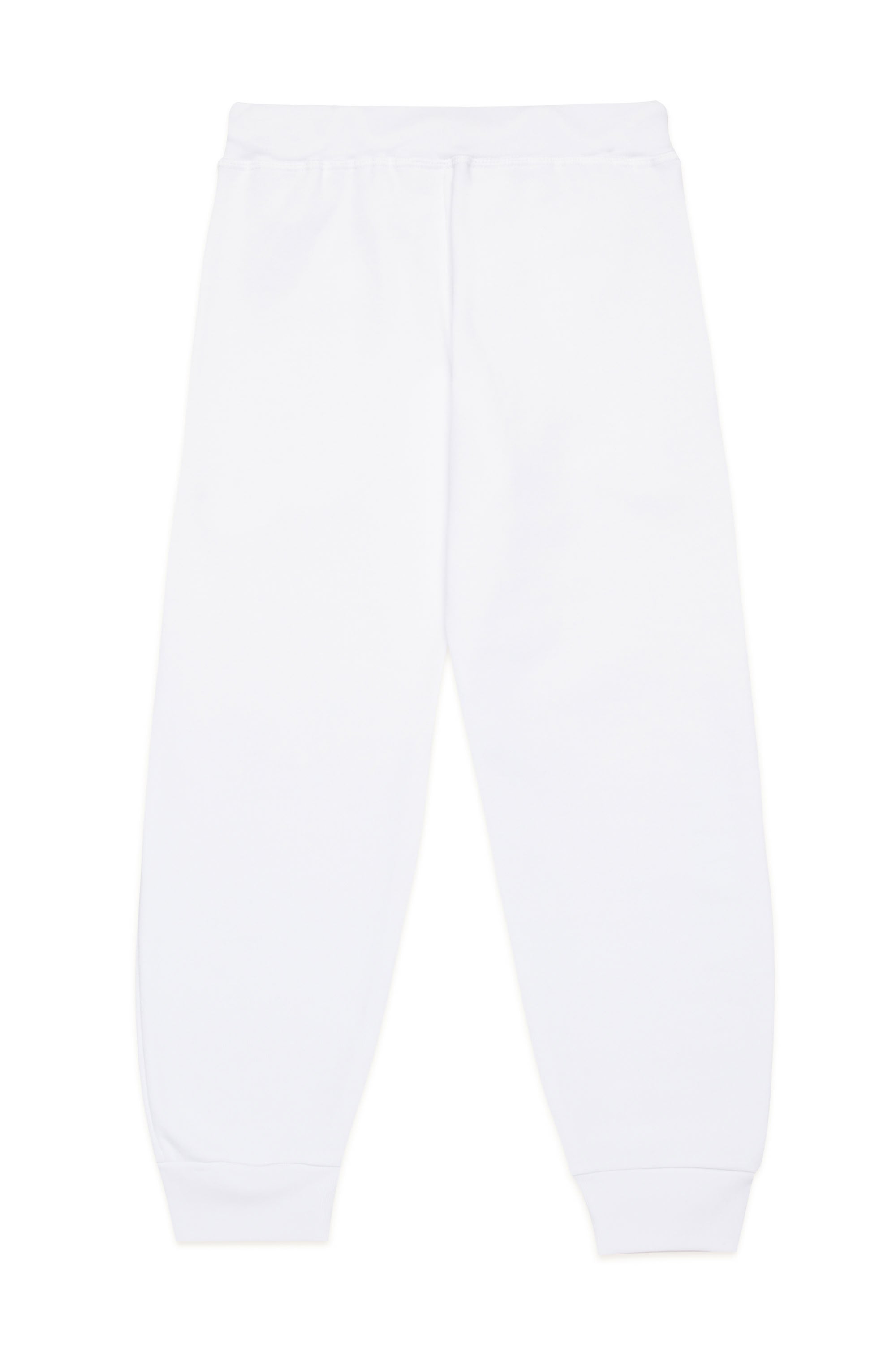 Tracksuit trousers with logo - White