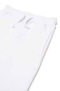 Tracksuit trousers with logo - White