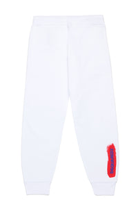 Pantalon de survêtement avec cordon de serrage - White