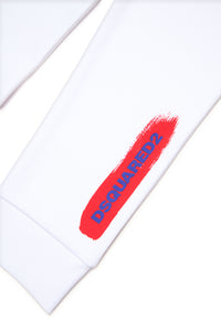 Pantalon de survêtement avec cordon de serrage - White
