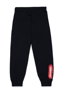 Drawstring sweatpants - Black