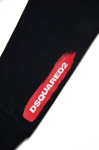Drawstring sweatpants - Black
