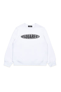 Sweatshirt with logo - White