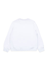 Sweatshirt with logo - White