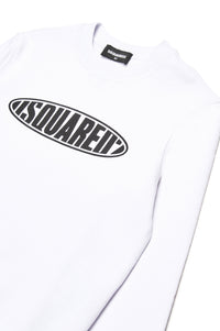 Sweatshirt with logo - White
