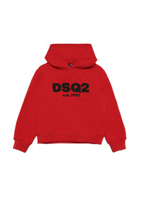 Logo hoodie - Bright Red