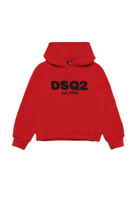 Sweat à capuche avec logo - Bright Red