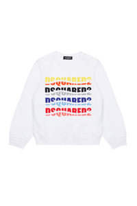 Sweatshirt with logo - White