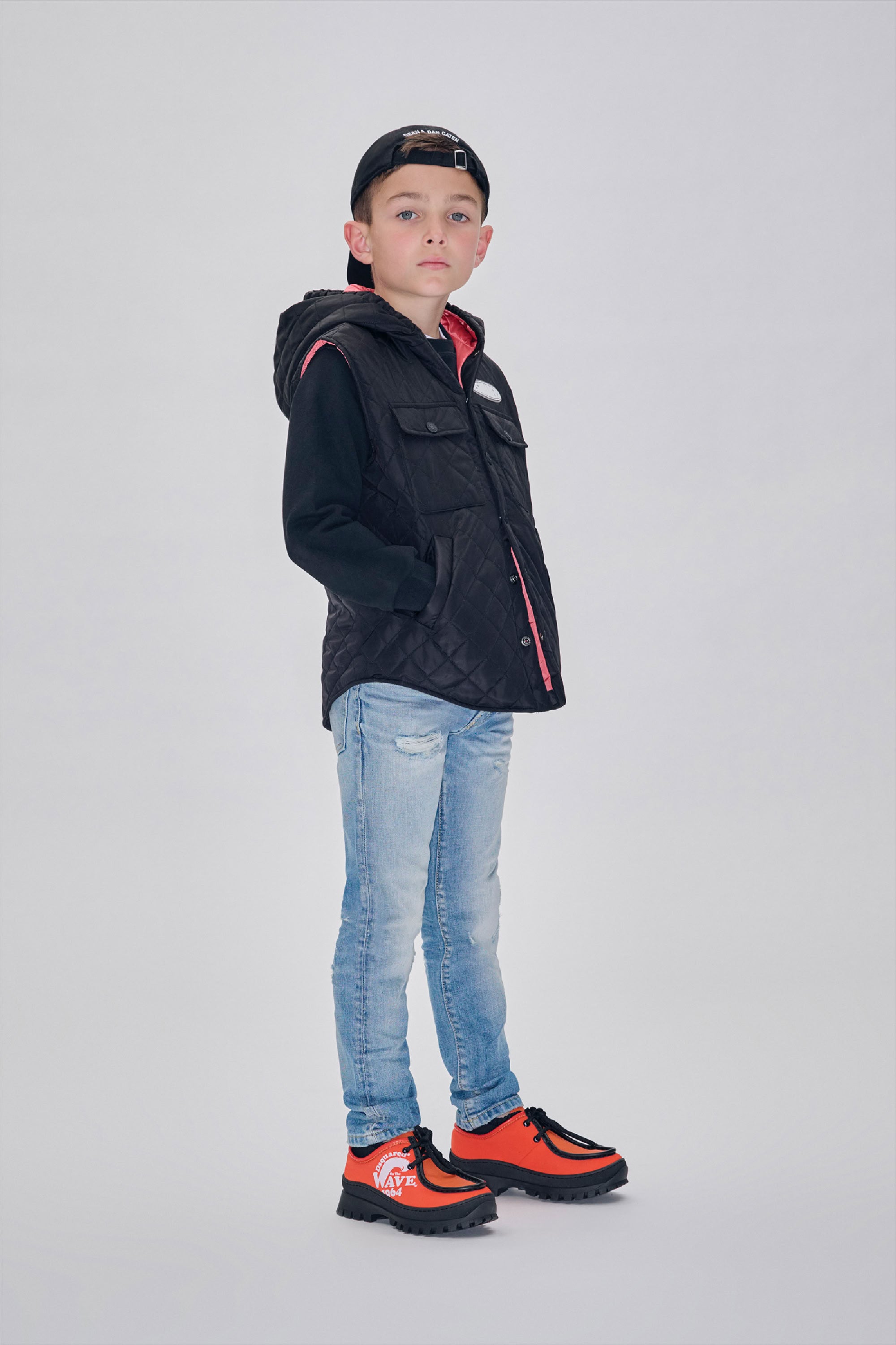 Sleeveless jacket - Black