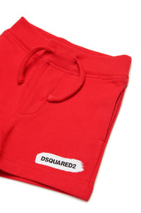 Short avec logo - Bright Red