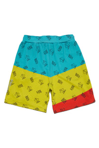 Short à imprimé - Multicolore