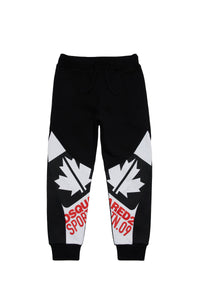 Pantalon de survêtement à imprimé - Black