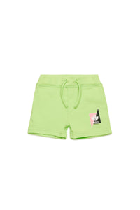 Short avec logo - Bright Lime Green