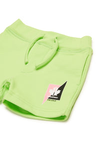 Short avec logo - Bright Lime Green