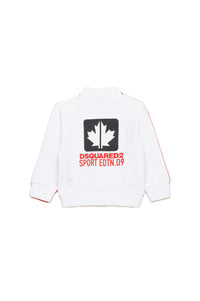 Pull avec zip et logo - High Risk Red