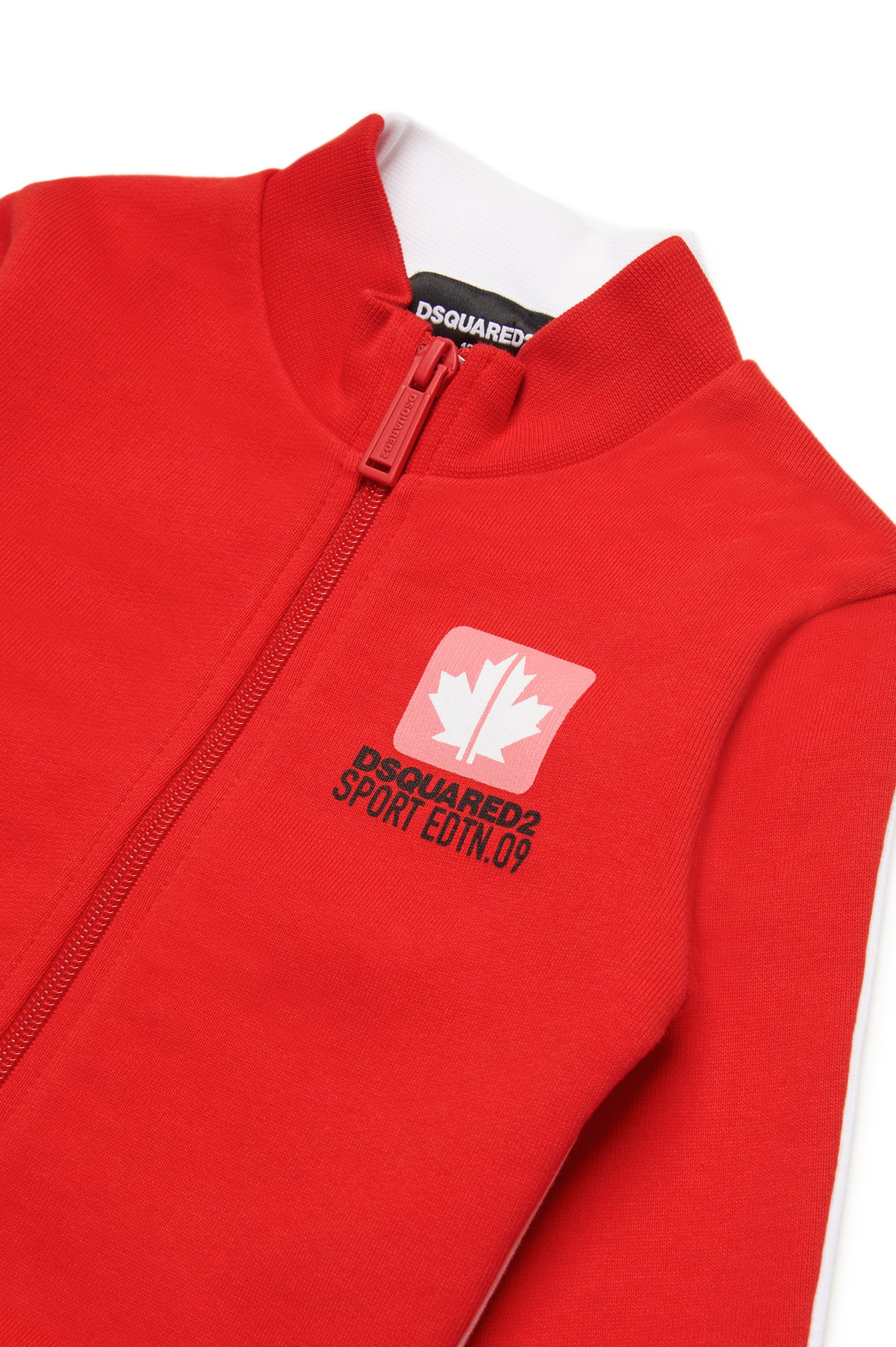 Pull avec zip et logo - High Risk Red