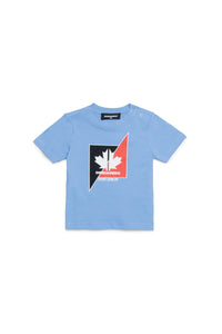 T-shirt with logo - Della Robbia Blue