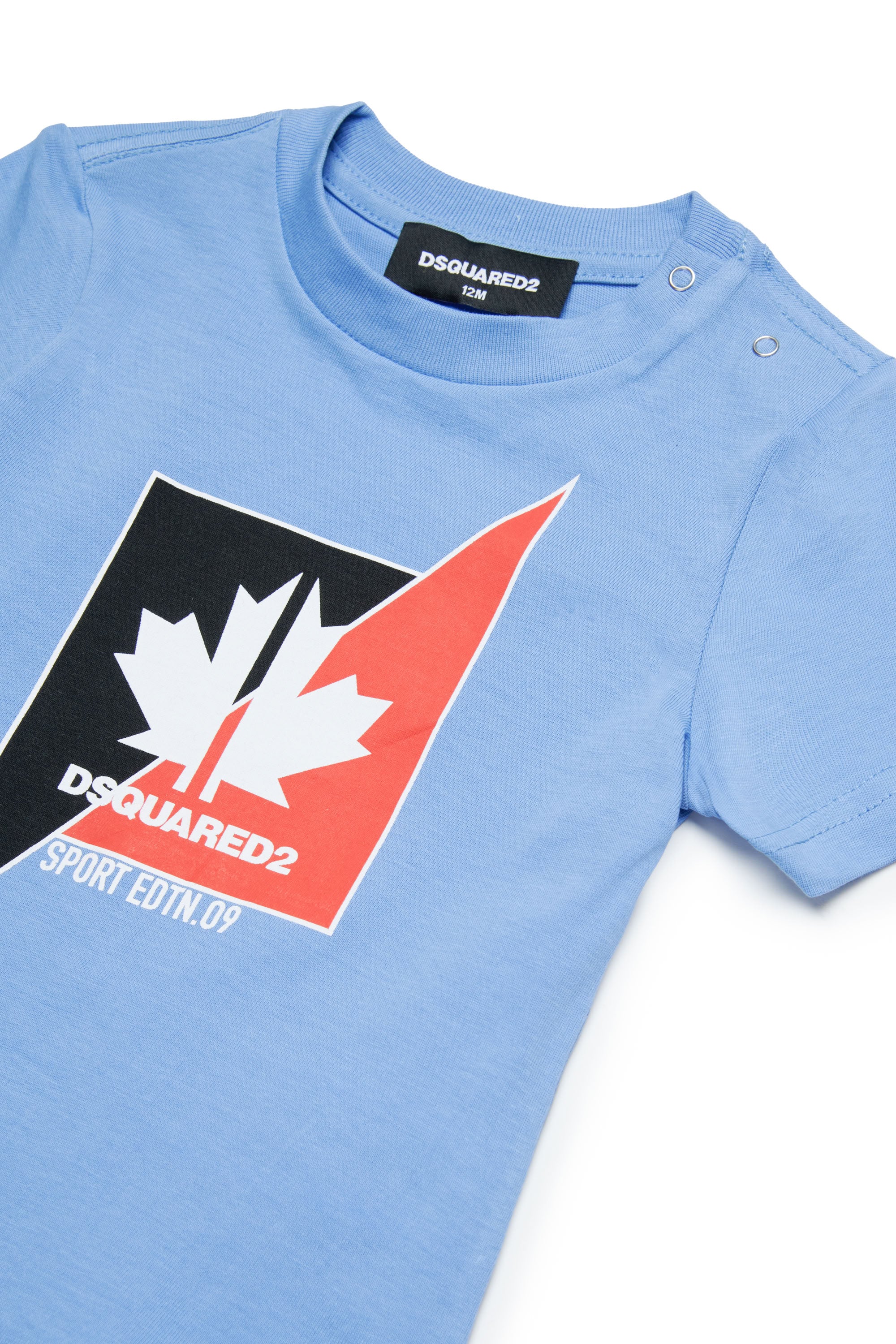 T-shirt with logo - Della Robbia Blue