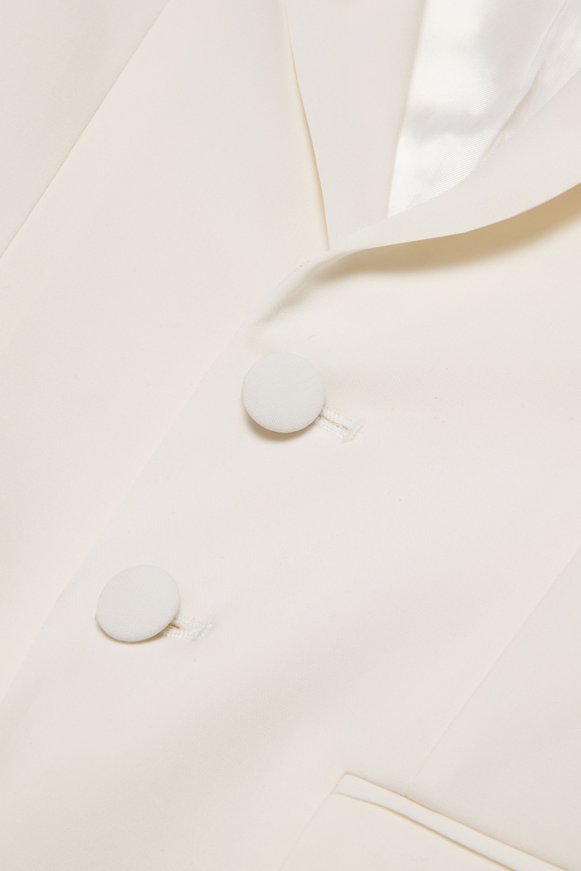 Veste avec poches en laine - White