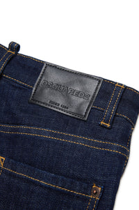 Pantalon droit en denim - Blue Denim