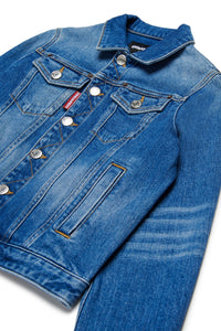 Washed denim jacket - Blue Denim