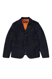 Denim button jacket - Blue Denim