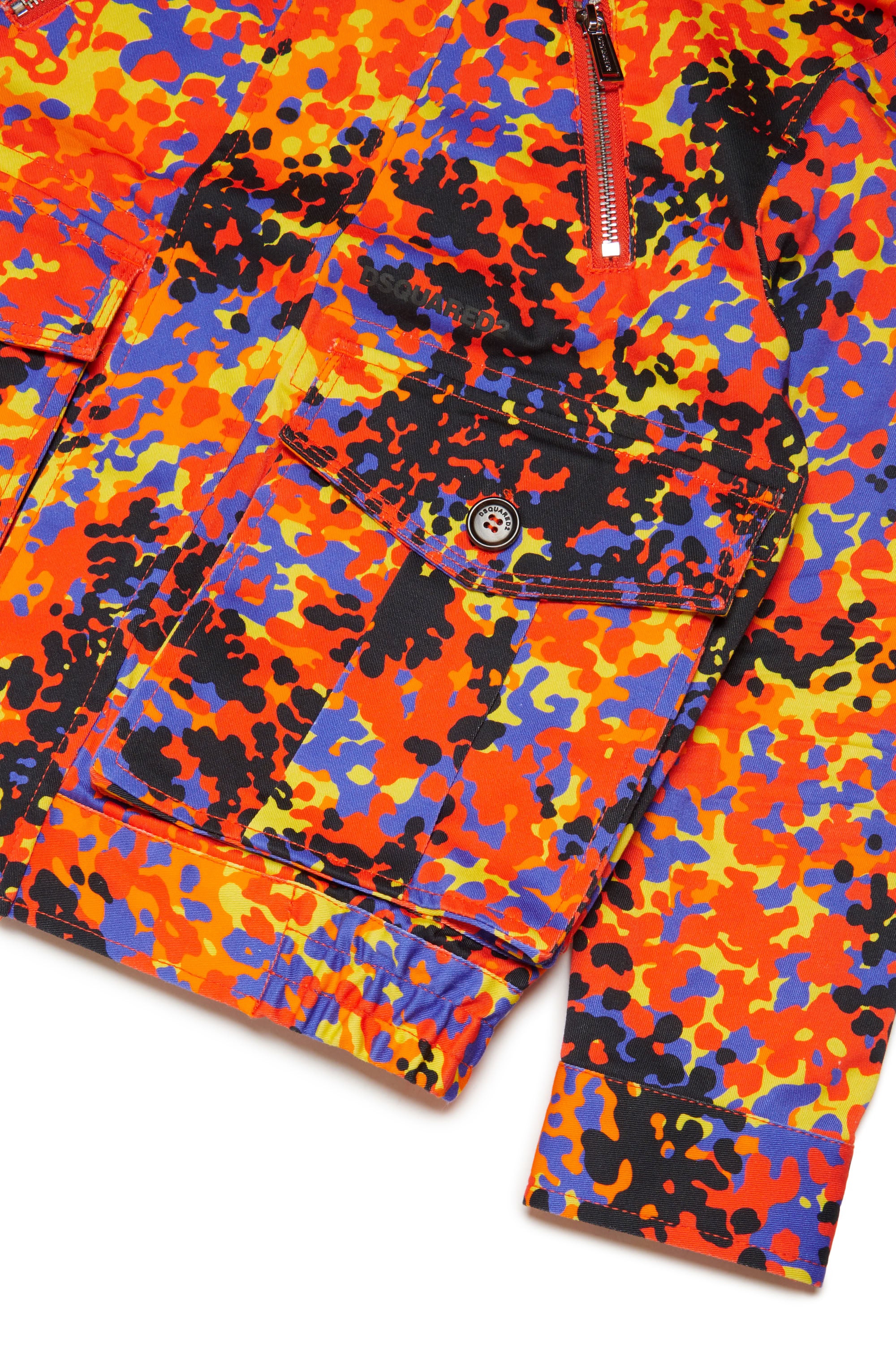 Printed jacket - Orange