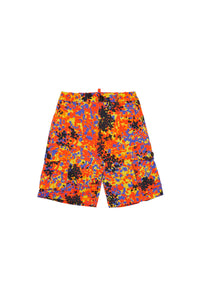 Short à imprimé - Orange