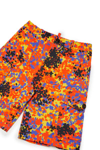 Short à imprimé - Orange