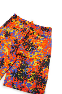 Short à imprimé - Orange