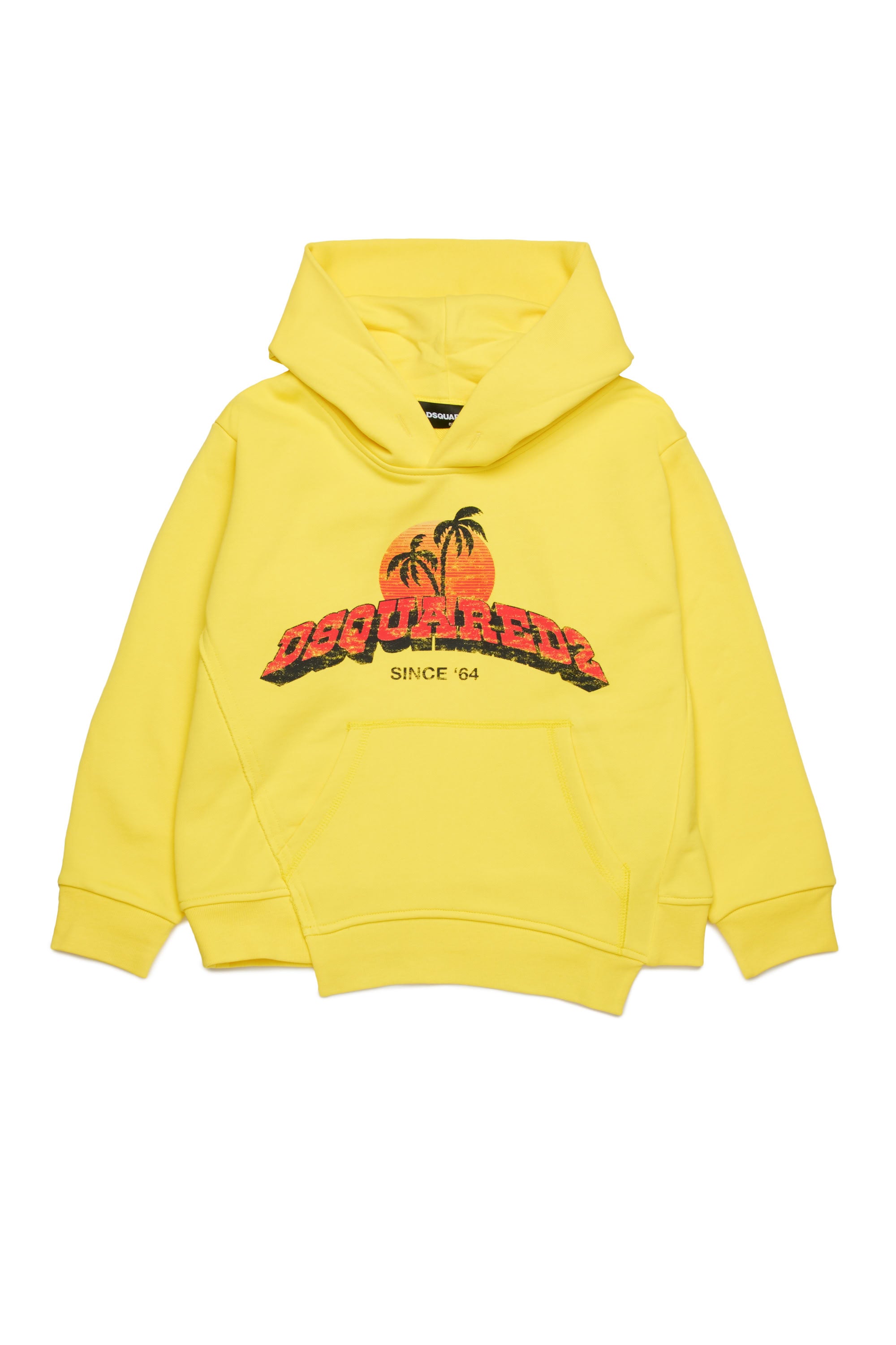 Sweat à capuche imprimé - Lemon Yellow