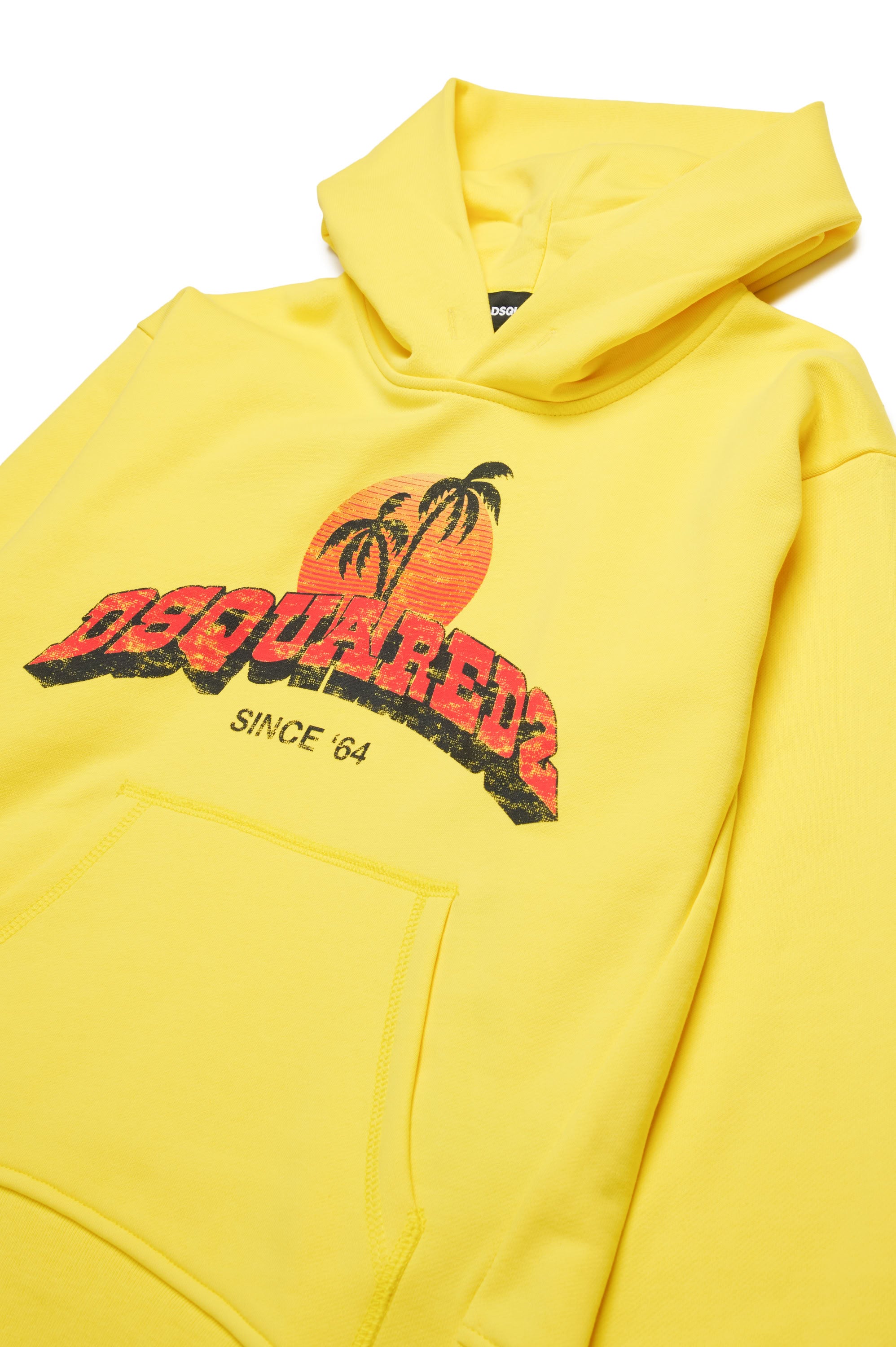 Sweat à capuche imprimé - Lemon Yellow