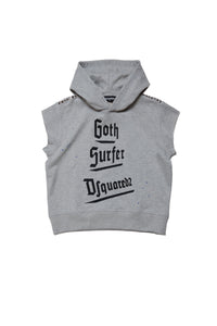 Sweat à capuche sans manches - Light Grey Melange