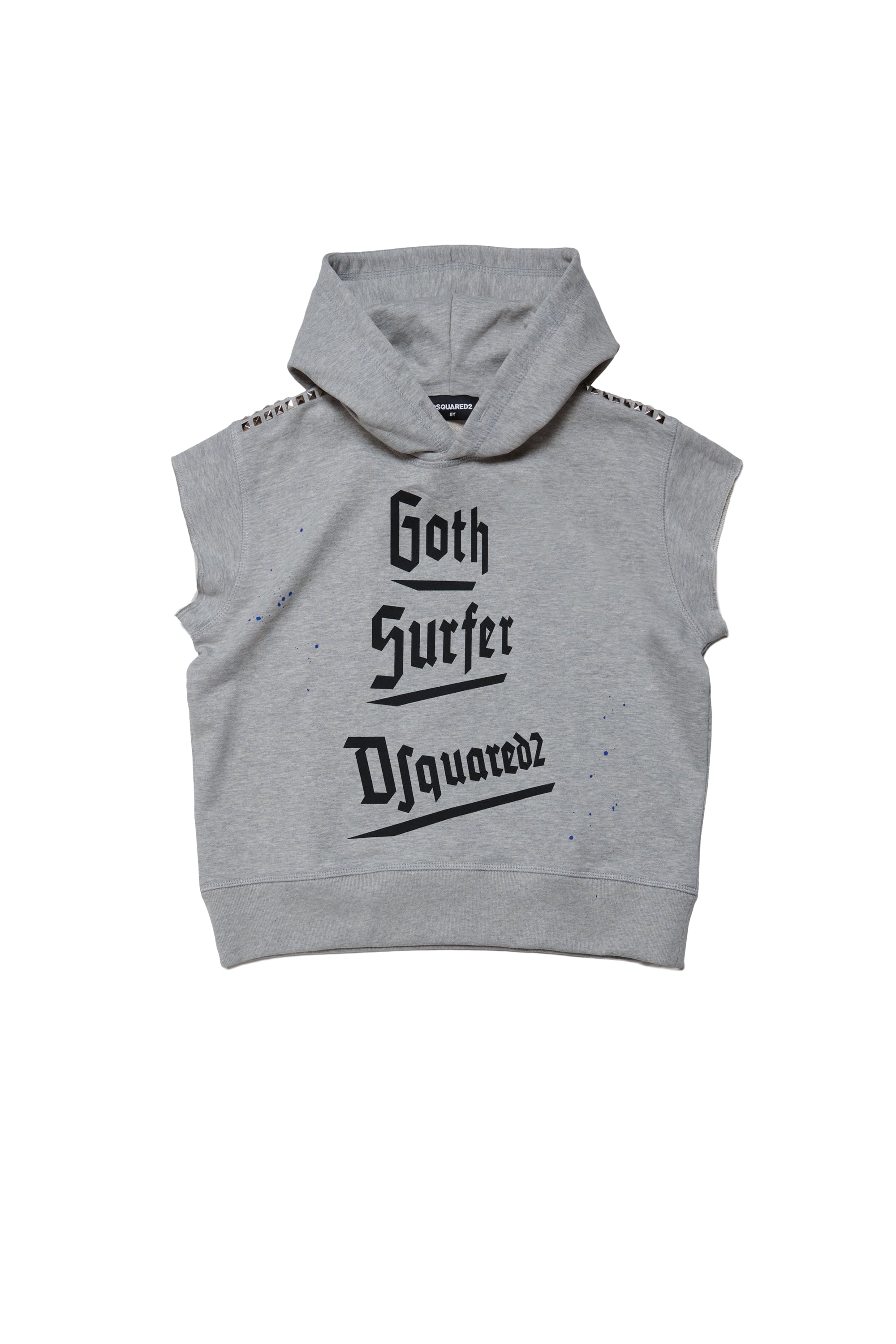 Sweat à capuche sans manches - Light Grey Melange